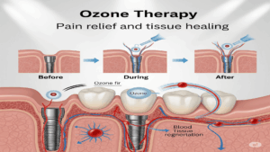 Ozone Therapy for Pain Relief and Tissue Healing After Dental Implant Surgery