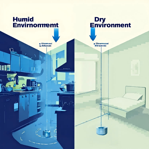 Comparison of ozone use in humid vs. dry Indian environments